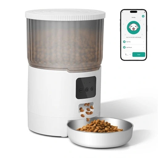Automatic Cat Feeder 4L Pet Food Dispenser Precise ha