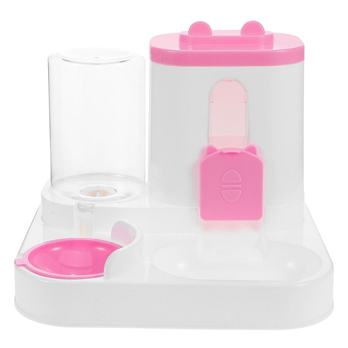 Automatic Cat Feeder with Water Dispenser Two-in-One Design