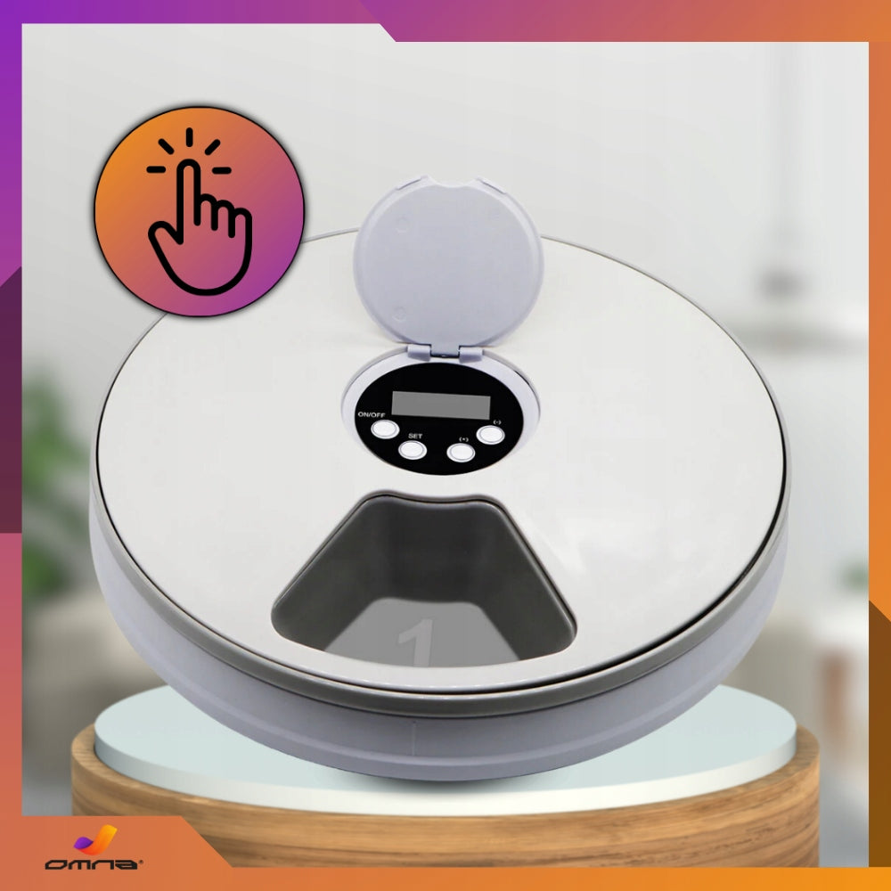 Automatic Cat Food Feeder Rabbit Cat Food Dispenser Bowl Manufacturer code 4PAWS