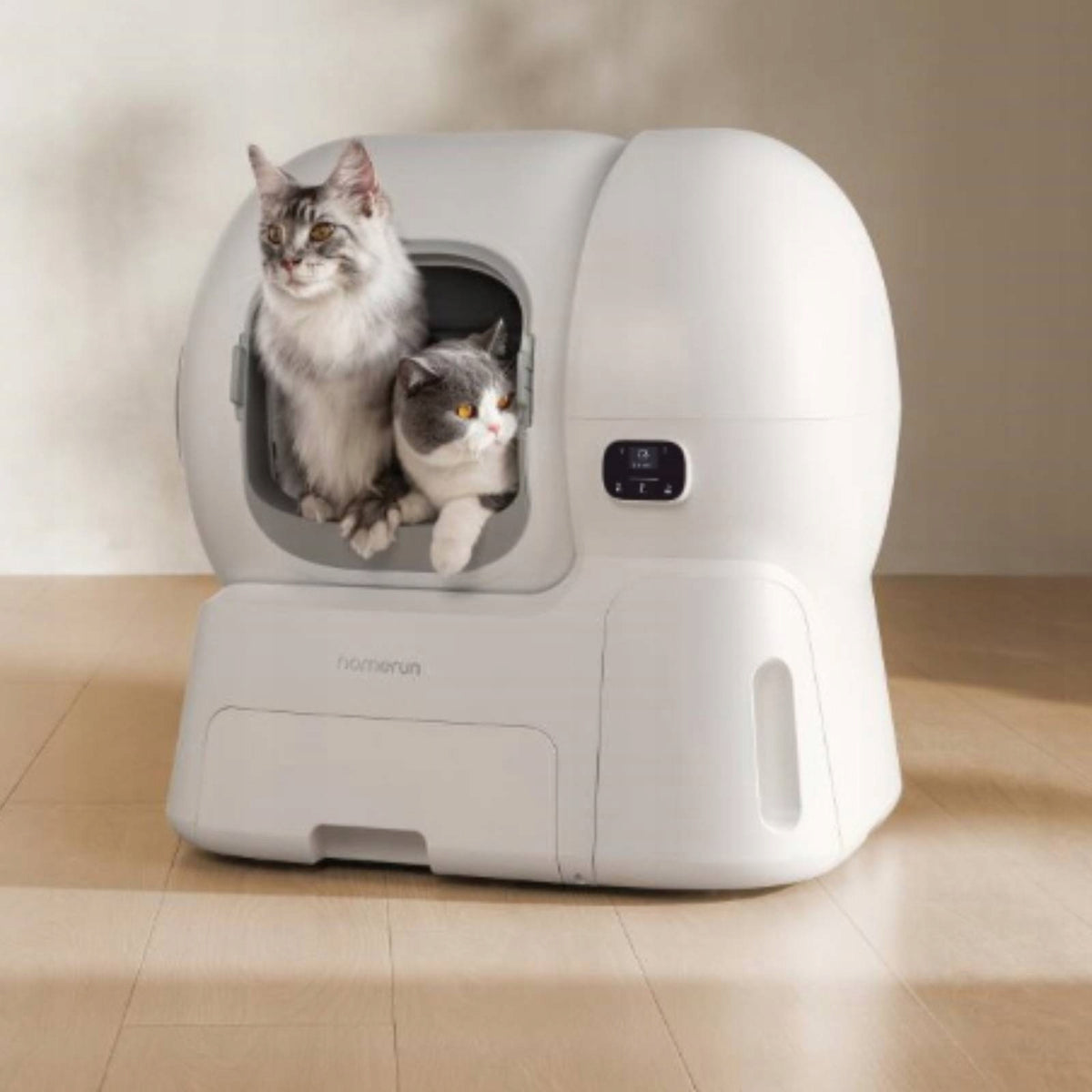 Automatic Cat Litter Box Anti-Scattering Enclosed Cat Litter Box Smart Packaging status original