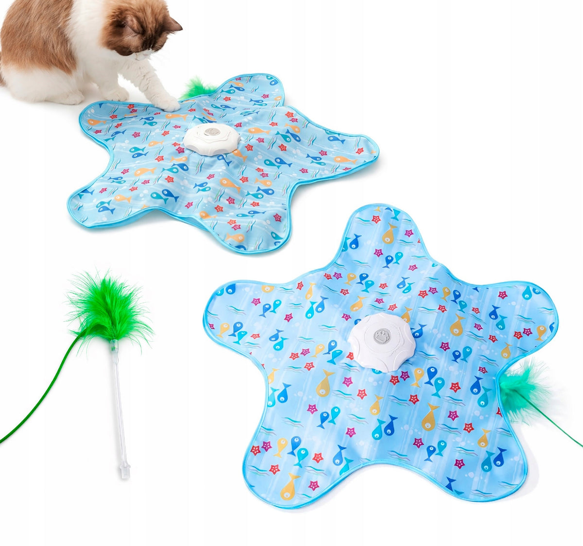 Automatic Cat Mat Interactive Toy with Feather 60cm USB U054 Manufacturer code U054