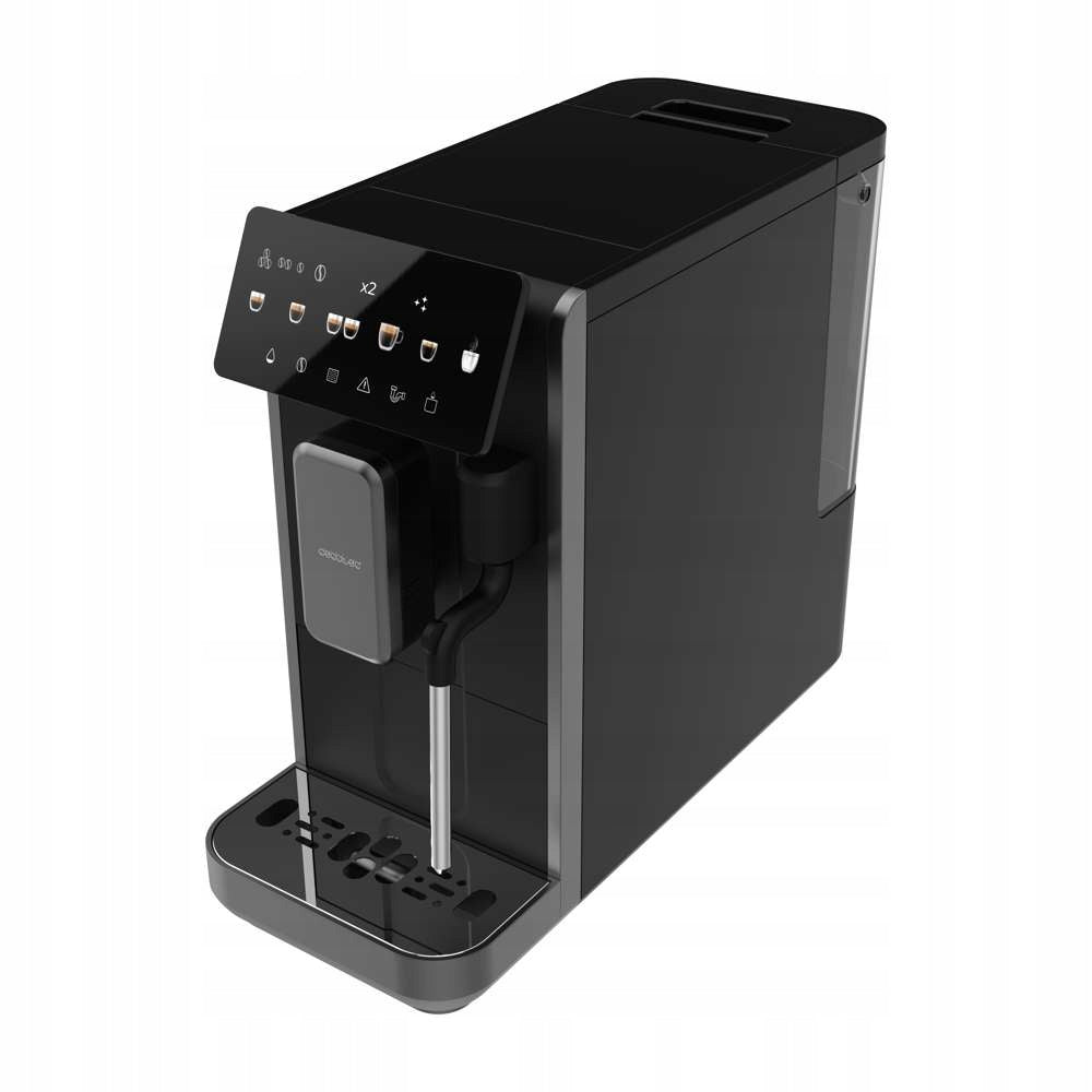 Automatic Coffee Maker Cecotec Cremmaet Lungo Steam 19 Bar Black Packaging status original