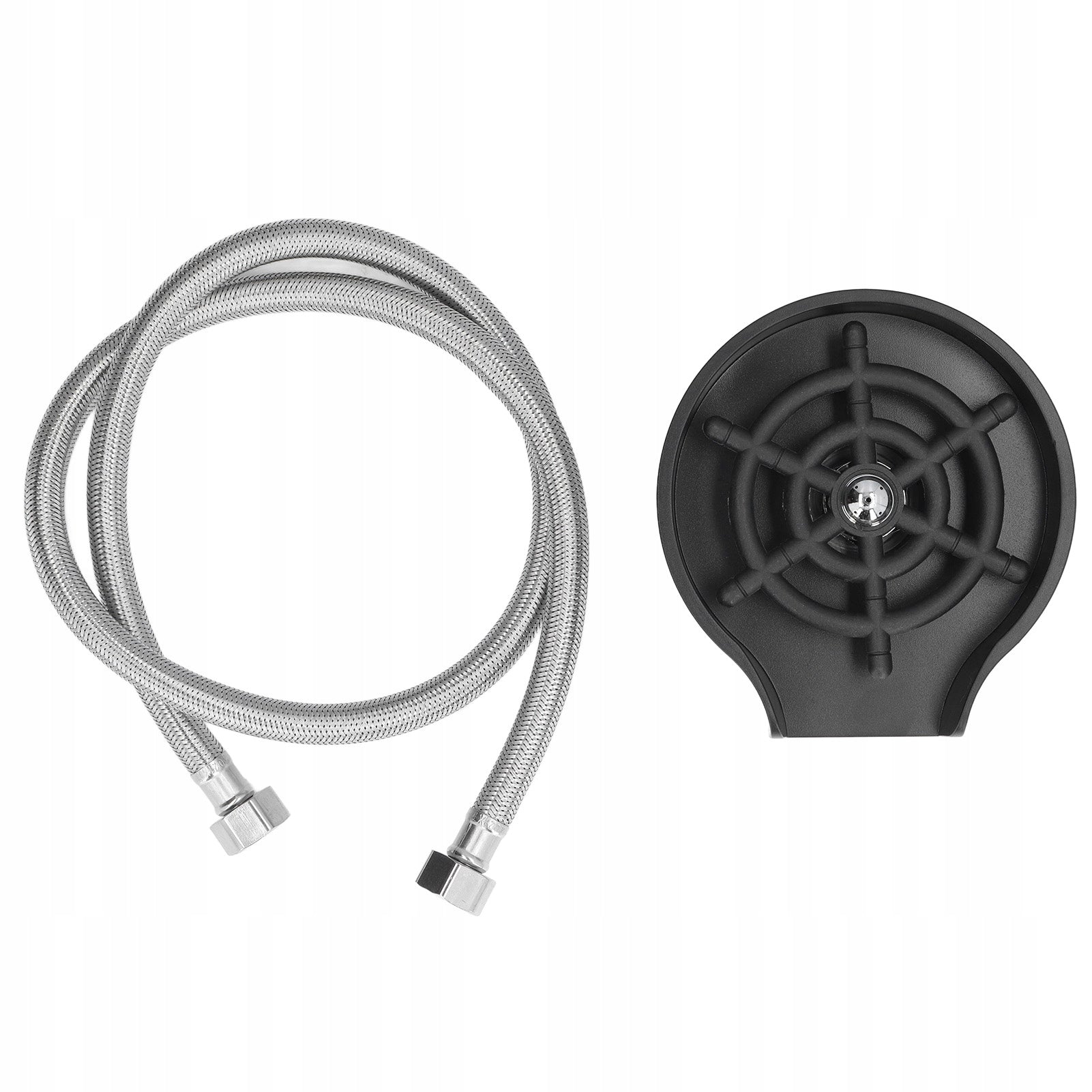 Automatic Cup Pad, Black Stainless Steel, No 7G