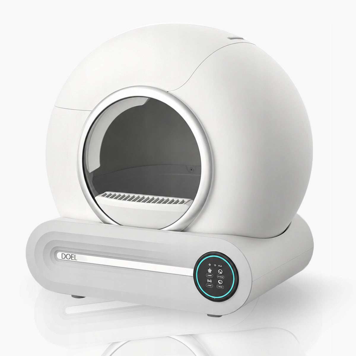 Automatic Cuvette DOEL 65L Self-Cleaning Cat WiFi APP Smart White