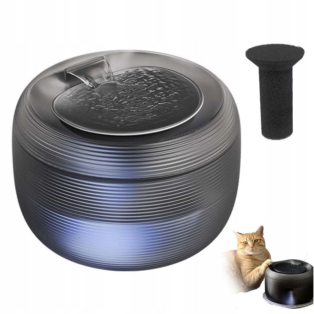 Automatic Dog Cat Drinker + Filter Water Fountain Drinker Bowl 2,5L
