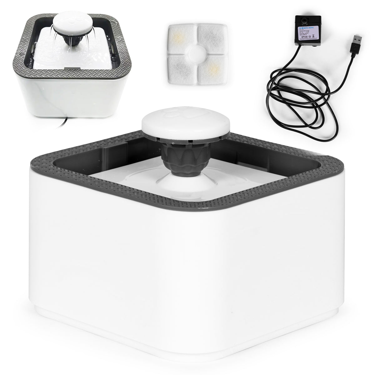 Automatic Drinker Dispenser Dog Cat Fountain Bowl Petsi PETSI