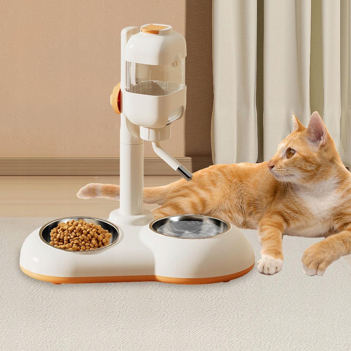 Automatic Drinking Bowl for Cats, in , Removable And Washable Drinking Bowl