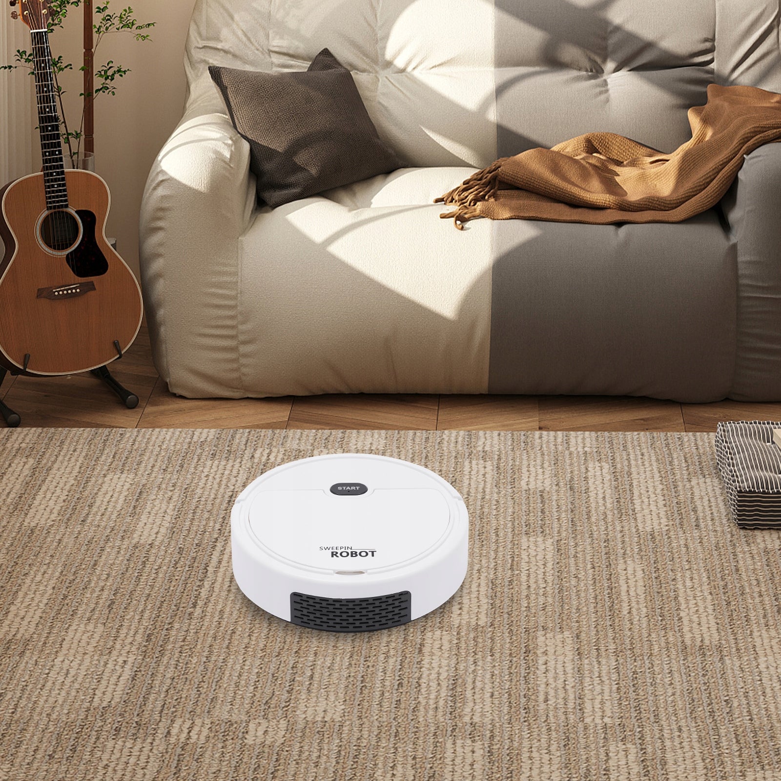 Automatic Floor Vacuum Cleaner|Smart Robot Vacuum 3-in-1/30-Minute Runtime Manufacturer code ko605