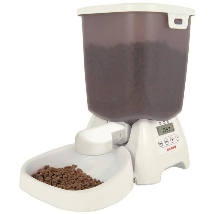 Automatic Food Dispenser 3 kg CAT MATE C3000 Timer LCD Feeder Cat Dog