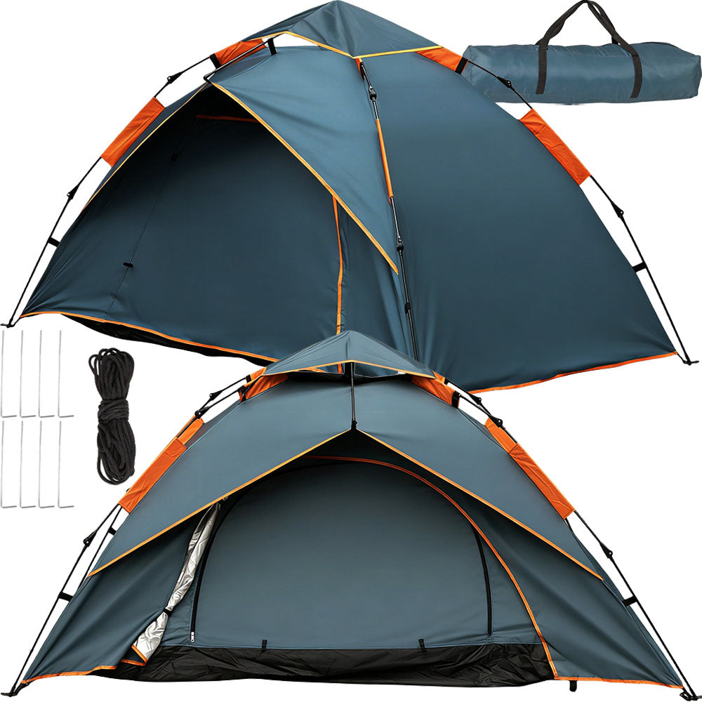 Automatic Hydraulic Tent Green 210d Polyester With Insect Mesh Packaging status original