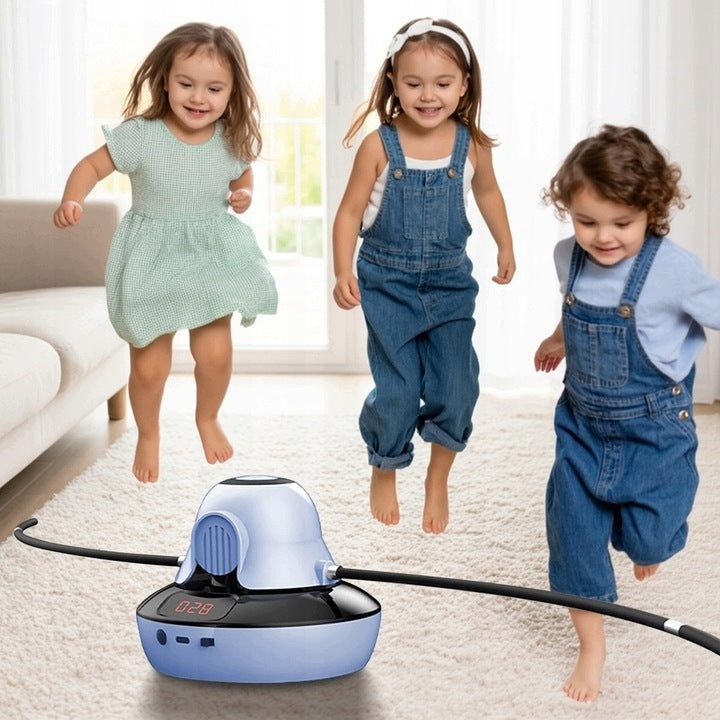 Automatic Jump Rope with Counter Blue 10 Speeds Packaging status original