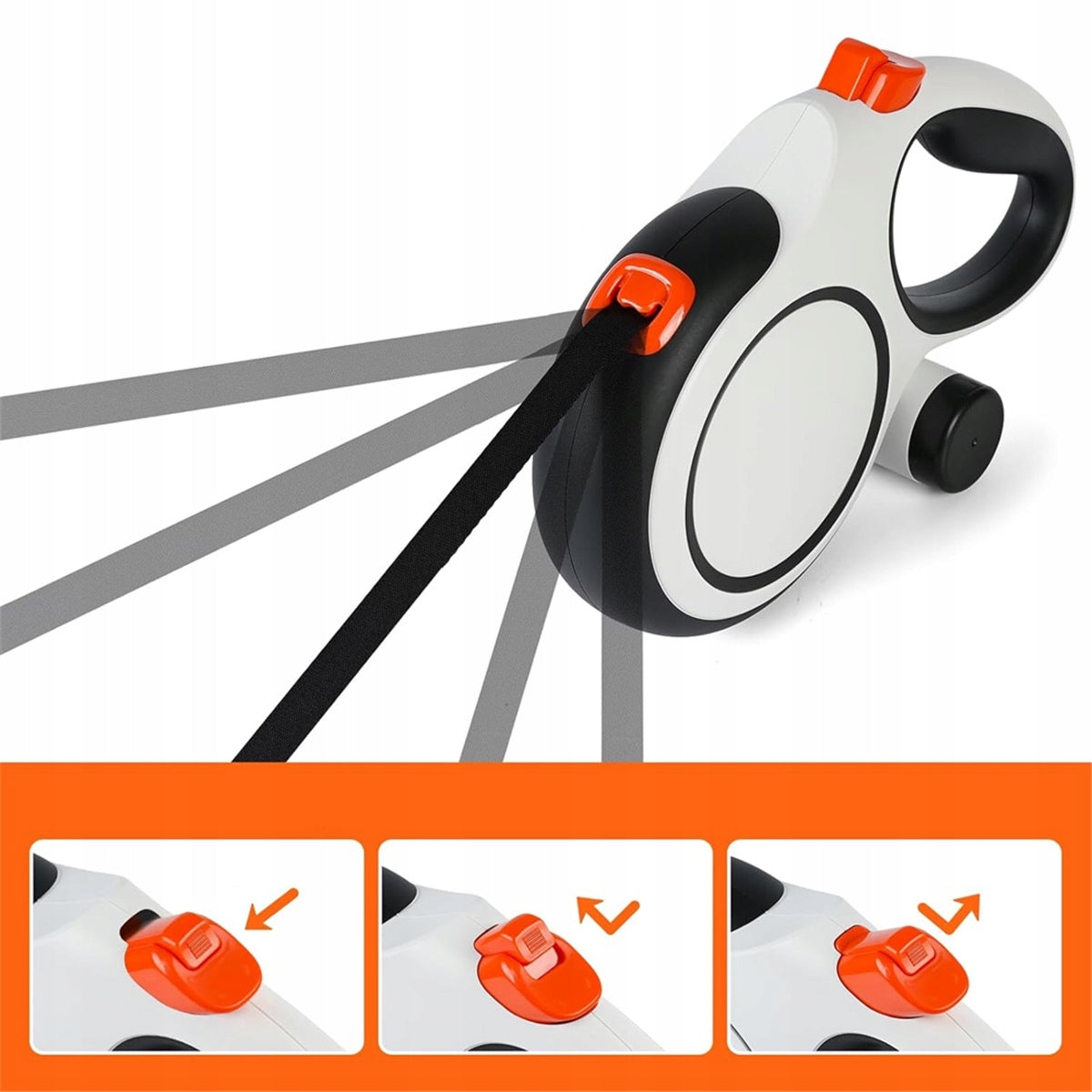 Automatic Lanyard 8m For Medium Large Dogs With Dispenser Lock STRONG Kind automatic