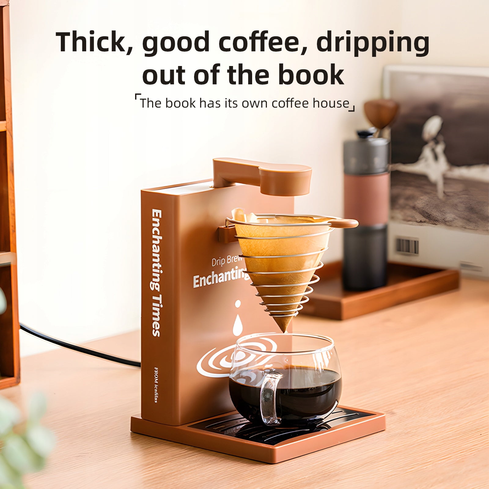 Automatic / Manual Overflow Coffee Maker 300ml Detachable Tank Brand no brand