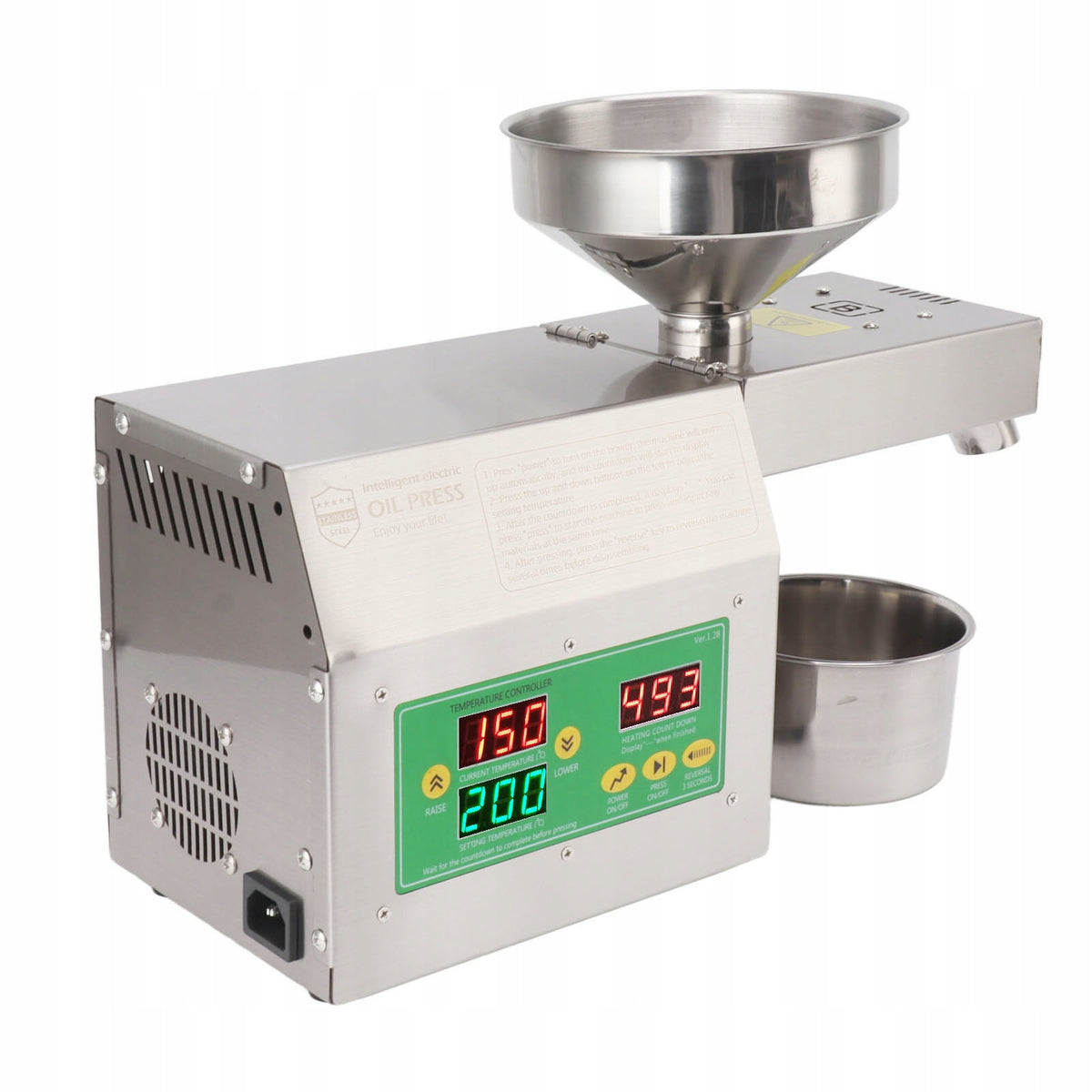 Automatic Oil Machine Folding Stainless Steel Nuts 21