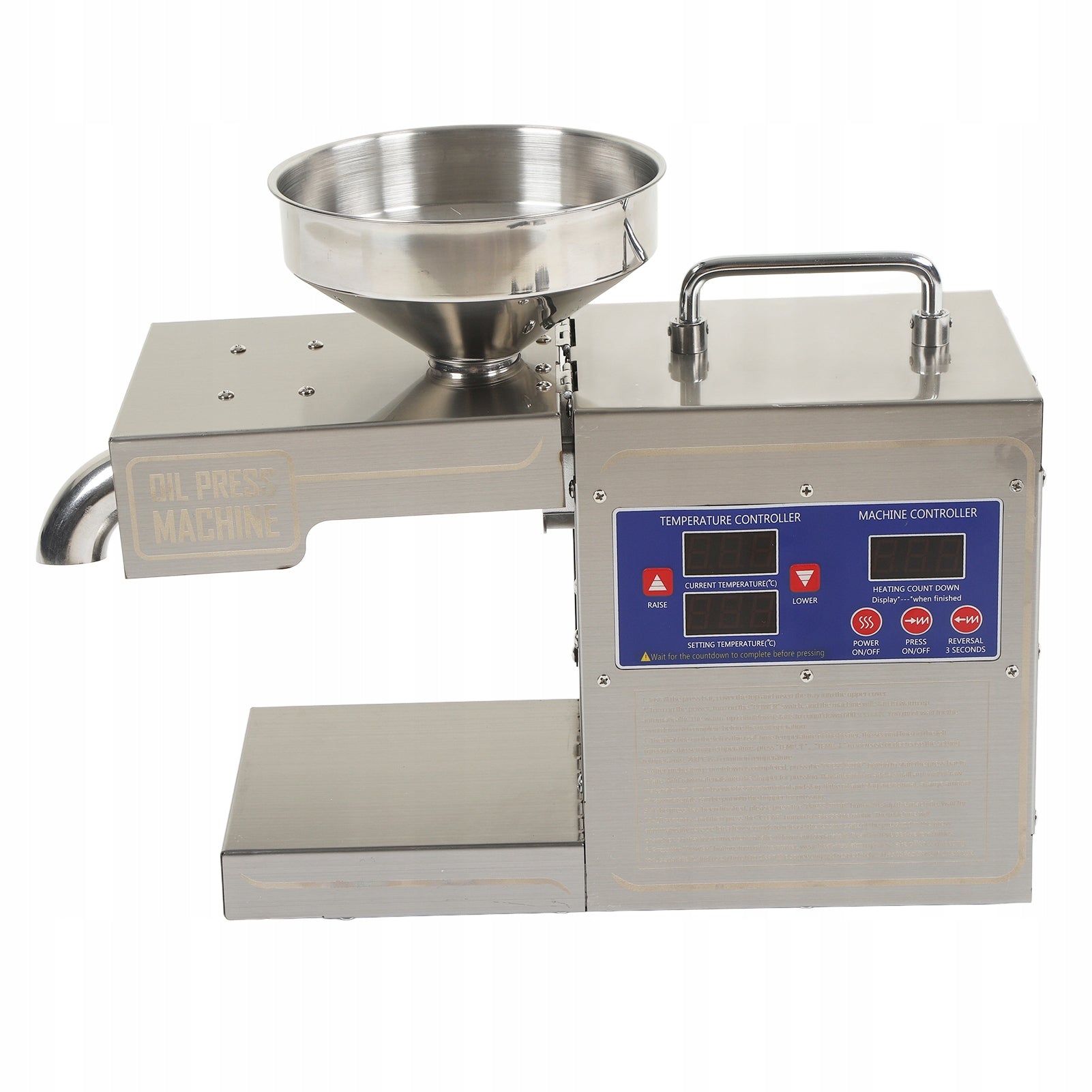 Automatic Oil Press Electric Extrusion Stainless Steel GU