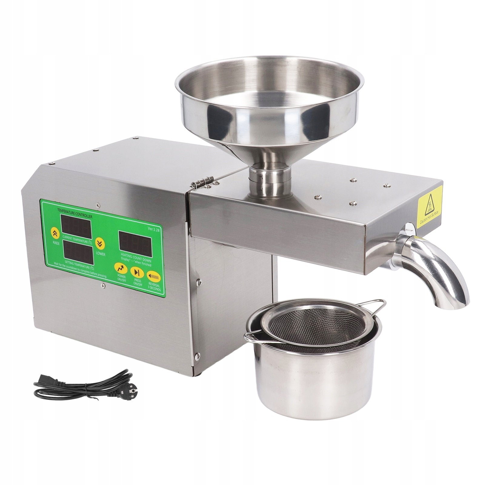 Automatic Oil Press Mini Machine Stainless Steel