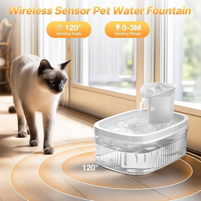 Automatic Pet Drinker 2.5L Battery Quiet Brand no brand