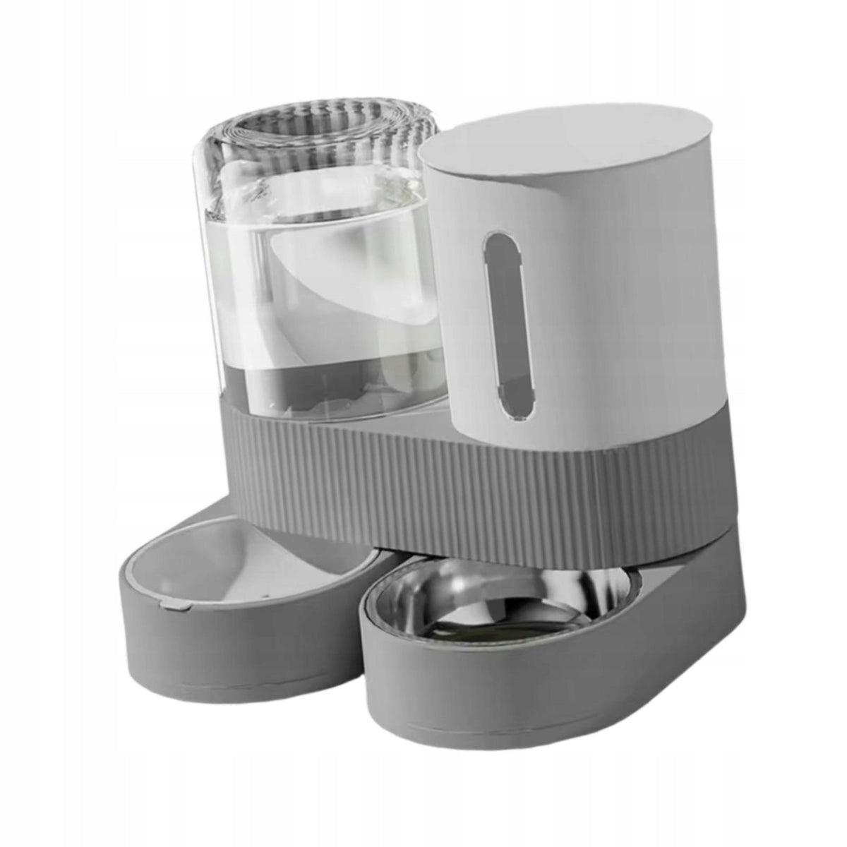 Automatic Pet Feeder Small Dogs Puppy Kitten Small Animals Drinking Gray