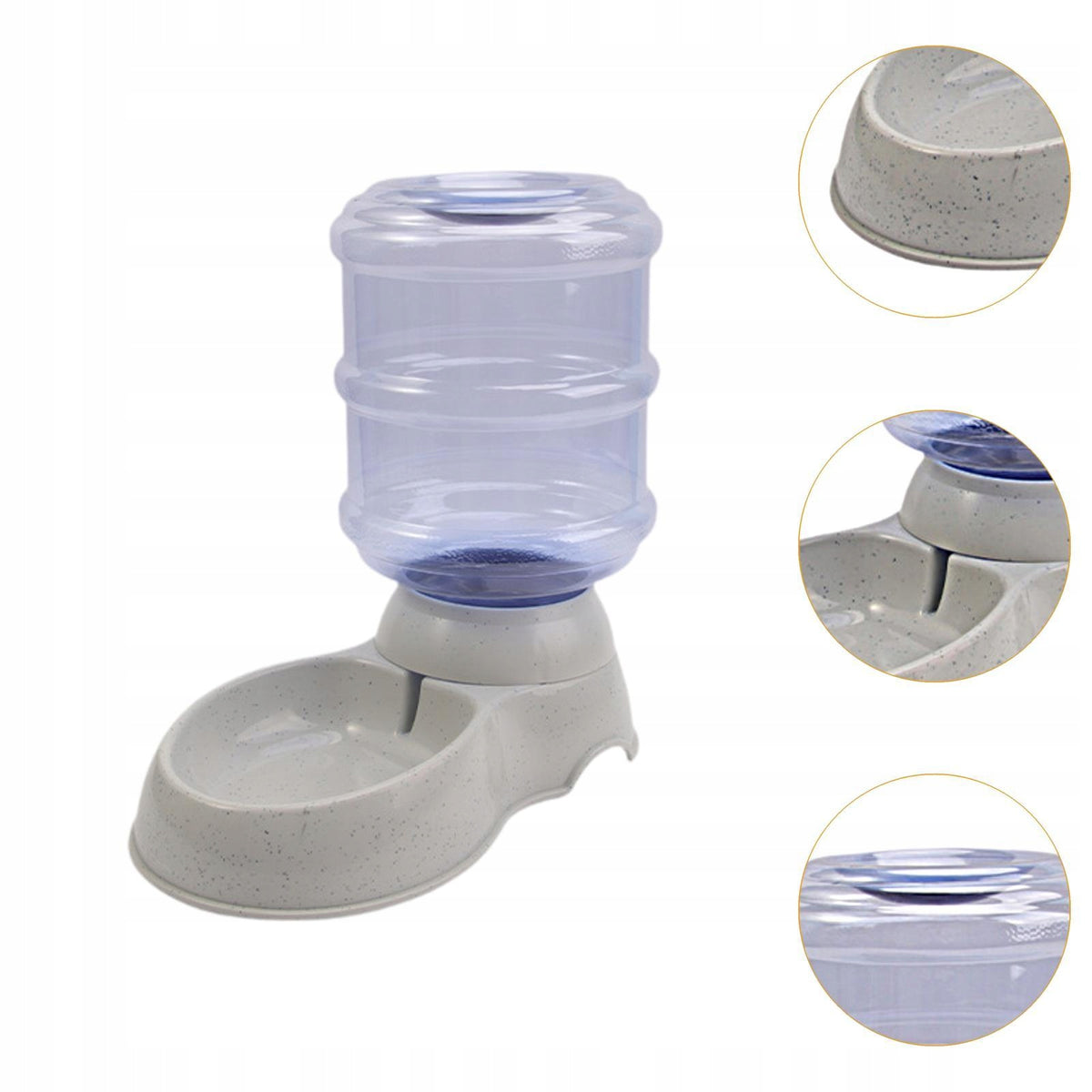 Automatic Pet Feeder for Cats Rabbits Puppy Easy to gray feeding water Packaging status original