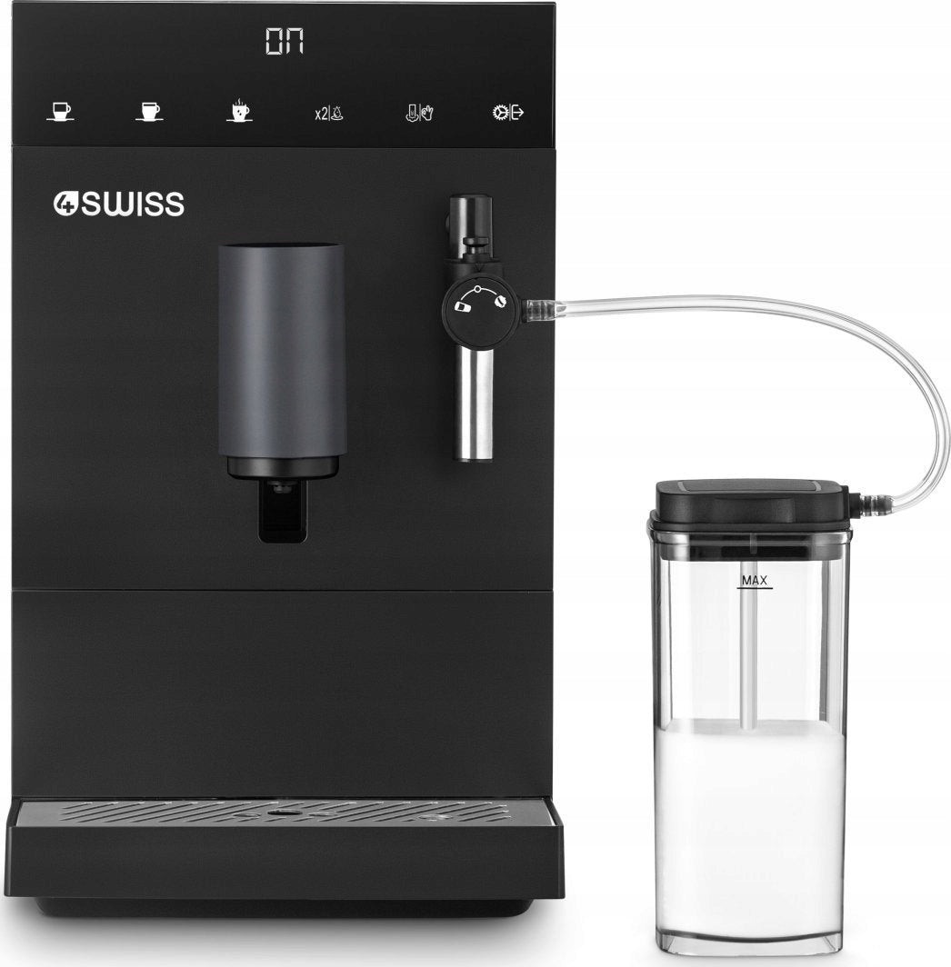 Automatic Pressure Coffee Maker 4Swiss A22 Modena 1350W Foamer Brand 4Swiss