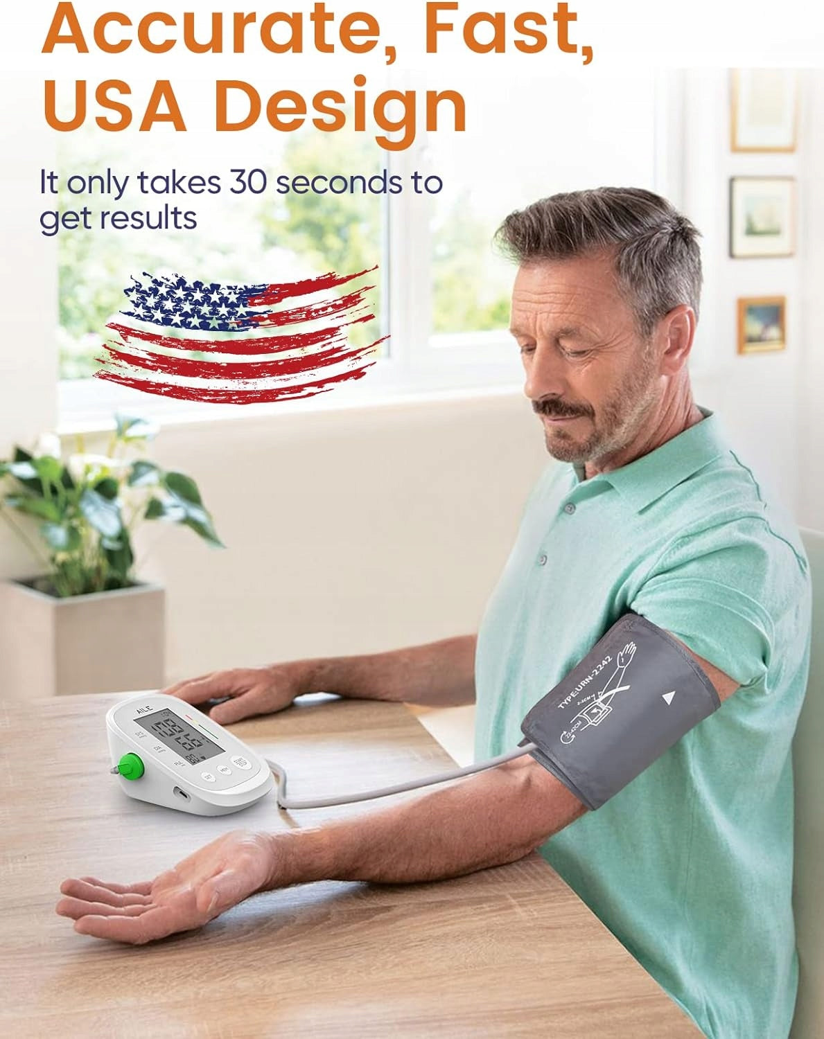 Automatic Pressure Monitor Shoulder Large Display Measurement Memory Medical device yes
