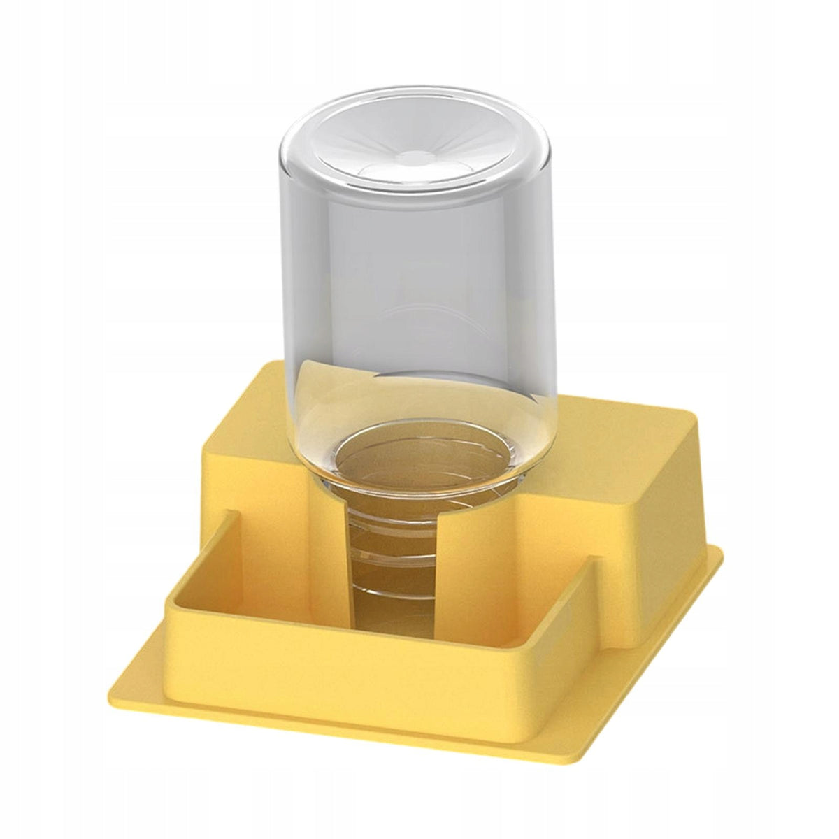 Automatic Reptile Water Dish Container Pet Supplies Drinking Tool Yellow Packaging status original