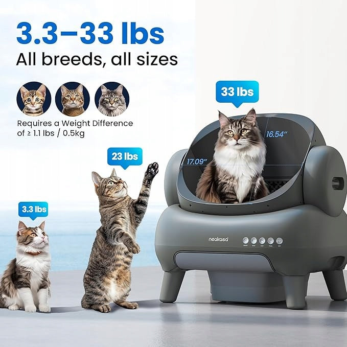 Automatic Self-Cleaning Cuvette for Cat Neakasa M1 App 52W Model M1