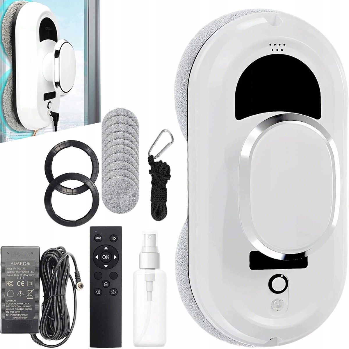 Automatic Smart Window Cleaning Robot for Window Cleaning Kit
