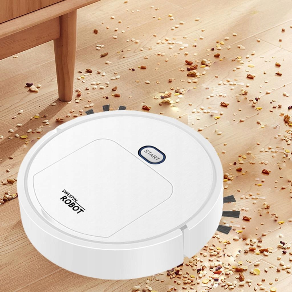 Automatic Sweeping Robot 3 in 1 Household Multifunction Mopping Robot White Brand no brand