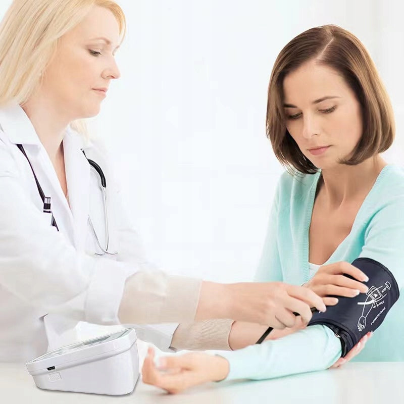 Automatic Upper Arm Blood Pressure Monitor with Polish Voice Broadcast Medical device no