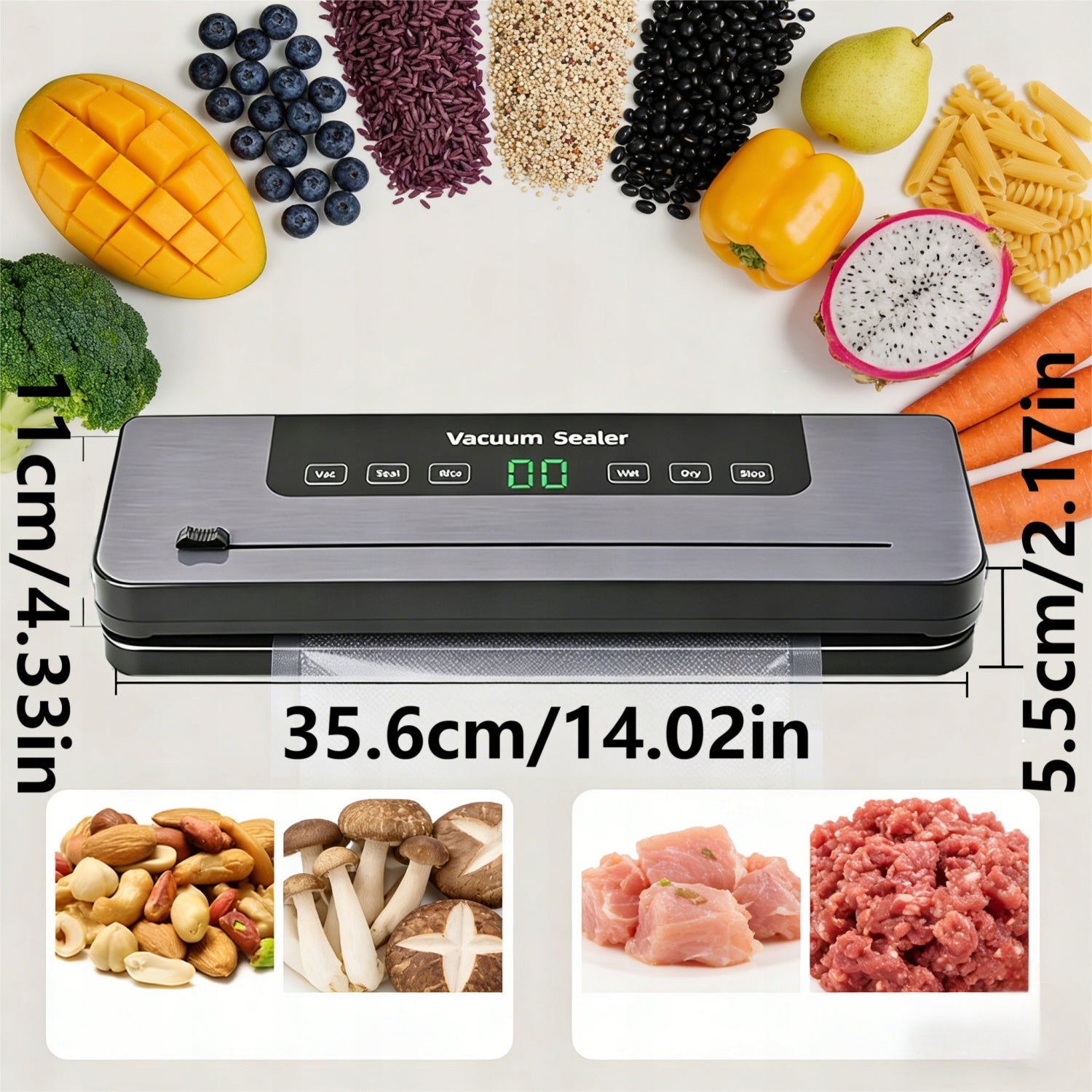 Automatic Vacuum Welding Machine for Food Foil MAX Manufacturer code YFDZ-6979382046231