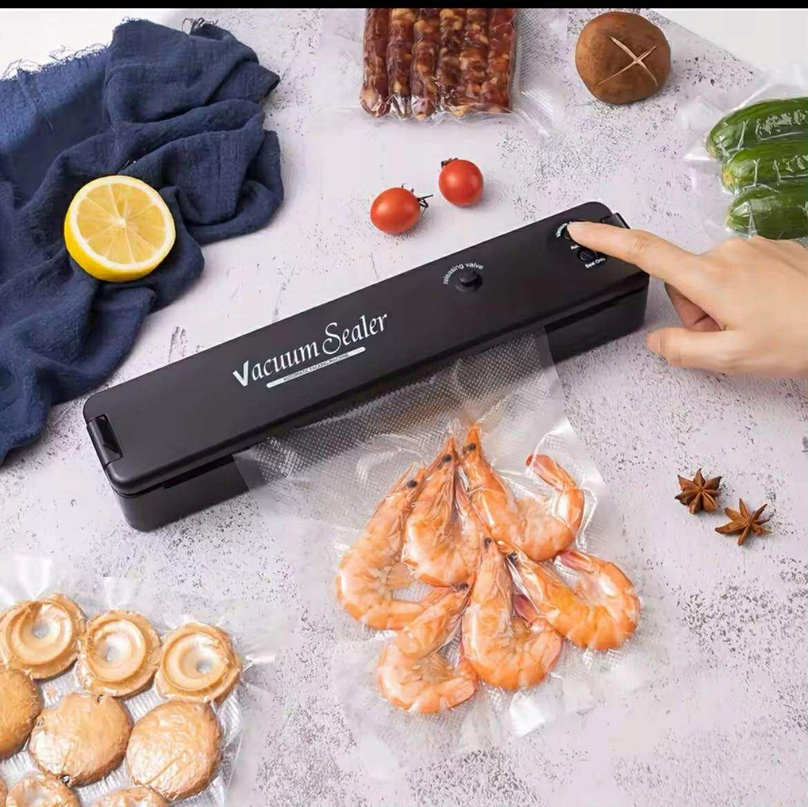 Automatic Welding Machine Food Vacuum Packer + Bags Manufacturer code macor1217200103011