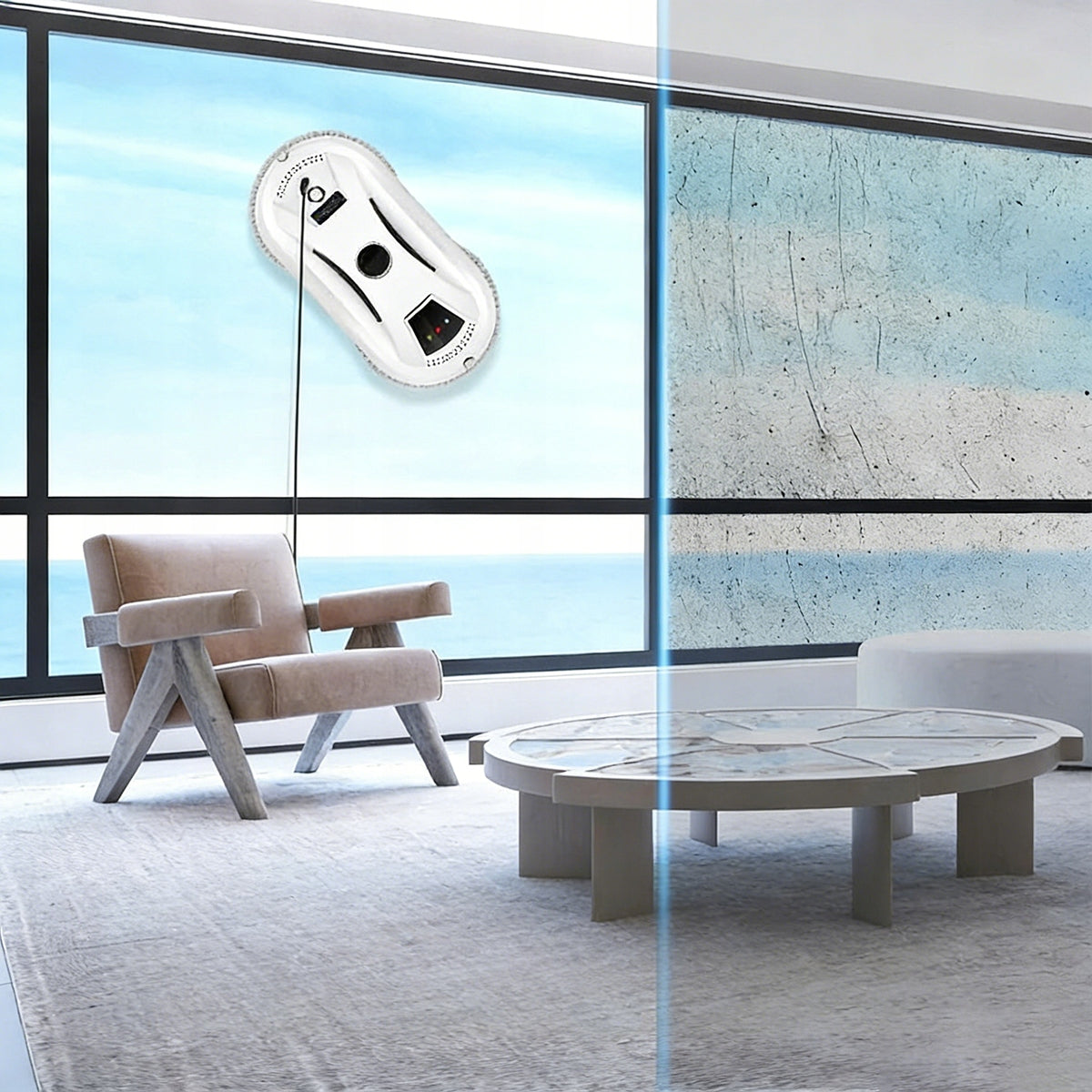 Automatic Window Cleaning Robot Automatic Washer Set Dominant color white