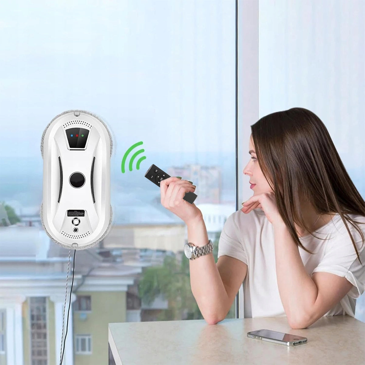 Automatic Window Cleaning Robot Automatic Washer Set Wireless operating time 1 min