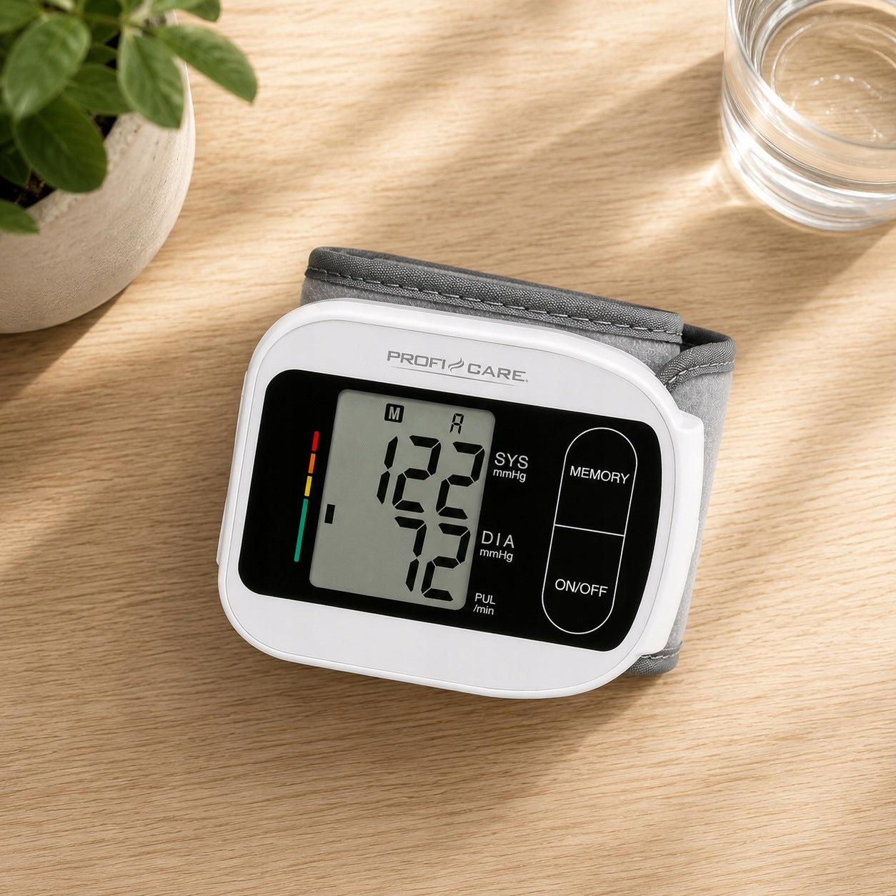 Automatic Wrist Blood Pressure Monitor 2 users ProfiCare PC-BMG 3018 Brand Proficare