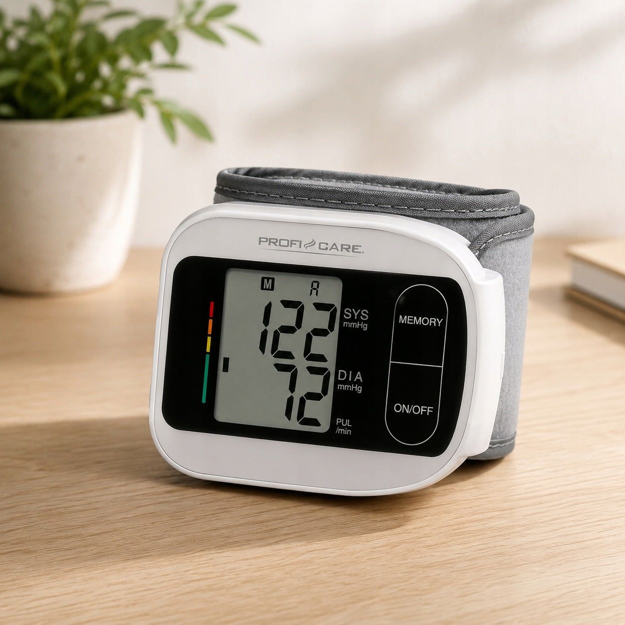 Automatic Wrist Blood Pressure Monitor 2 users ProfiCare PC-BMG 3018 Medical device no