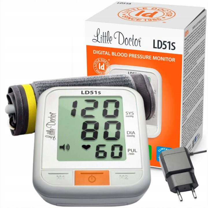 Automatic blood pressure monitor with speech function Little Doctor LD51S, 5 YEARS warranty Medical device yes