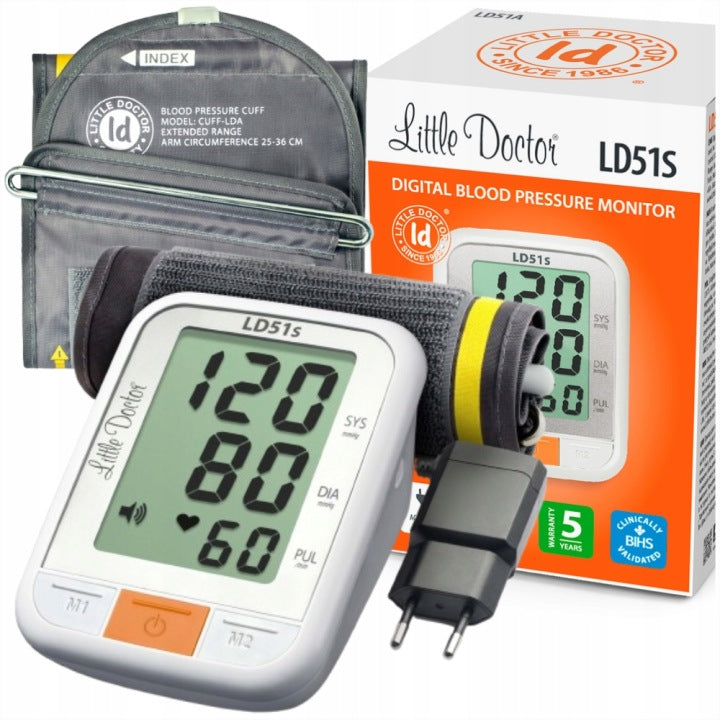 Automatic blood pressure monitor with speech function Little Doctor LD51S, 5 YEARS warranty