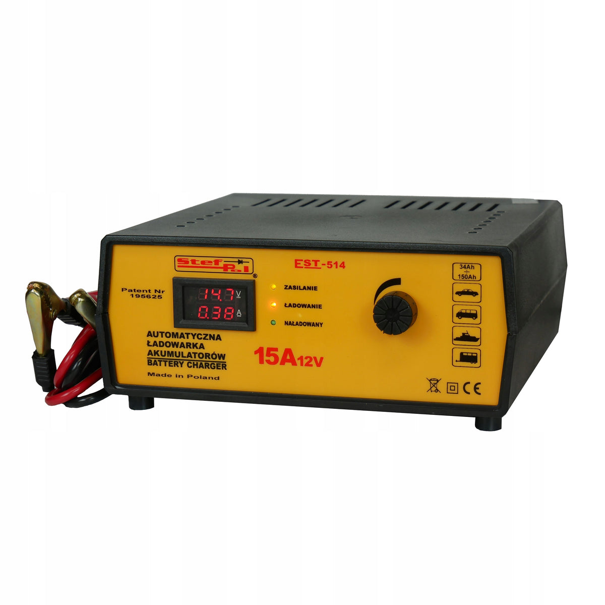 Automatic charger EST-514 12V/15A