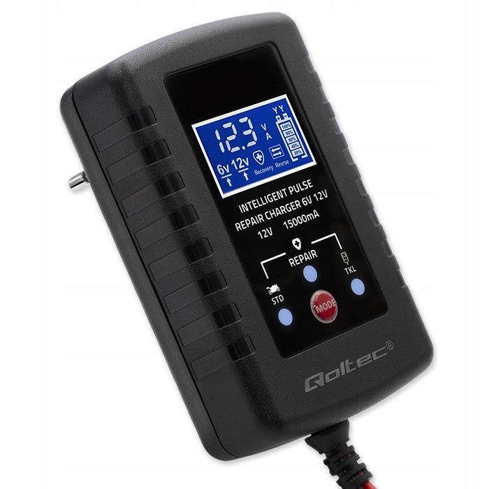Automatic charger Qoltec AGM GEL 6V/12V 2A Rectifier LED 52426