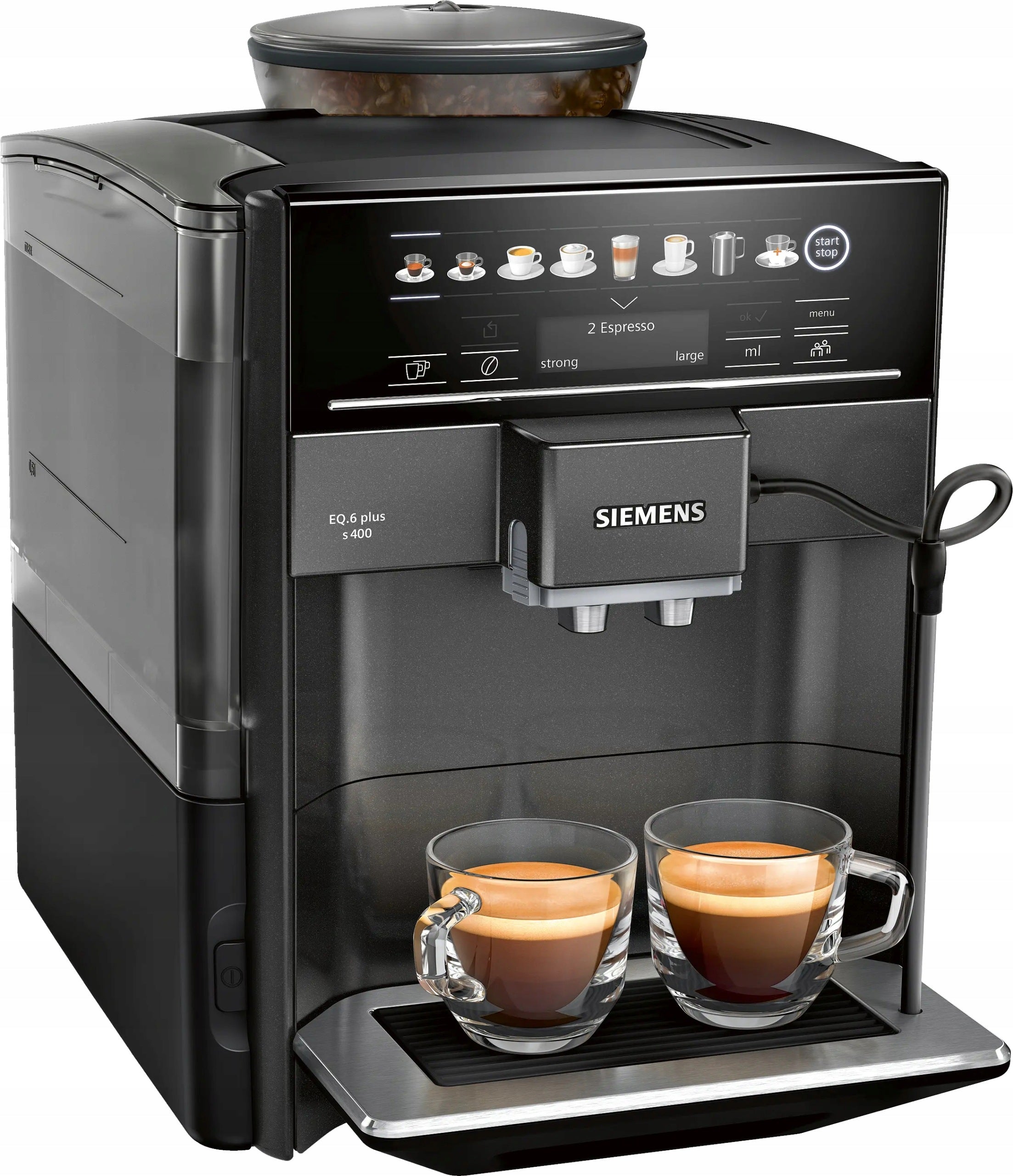 Automatic coffee machine EQ6 plus s400 TE654319RW Siemens