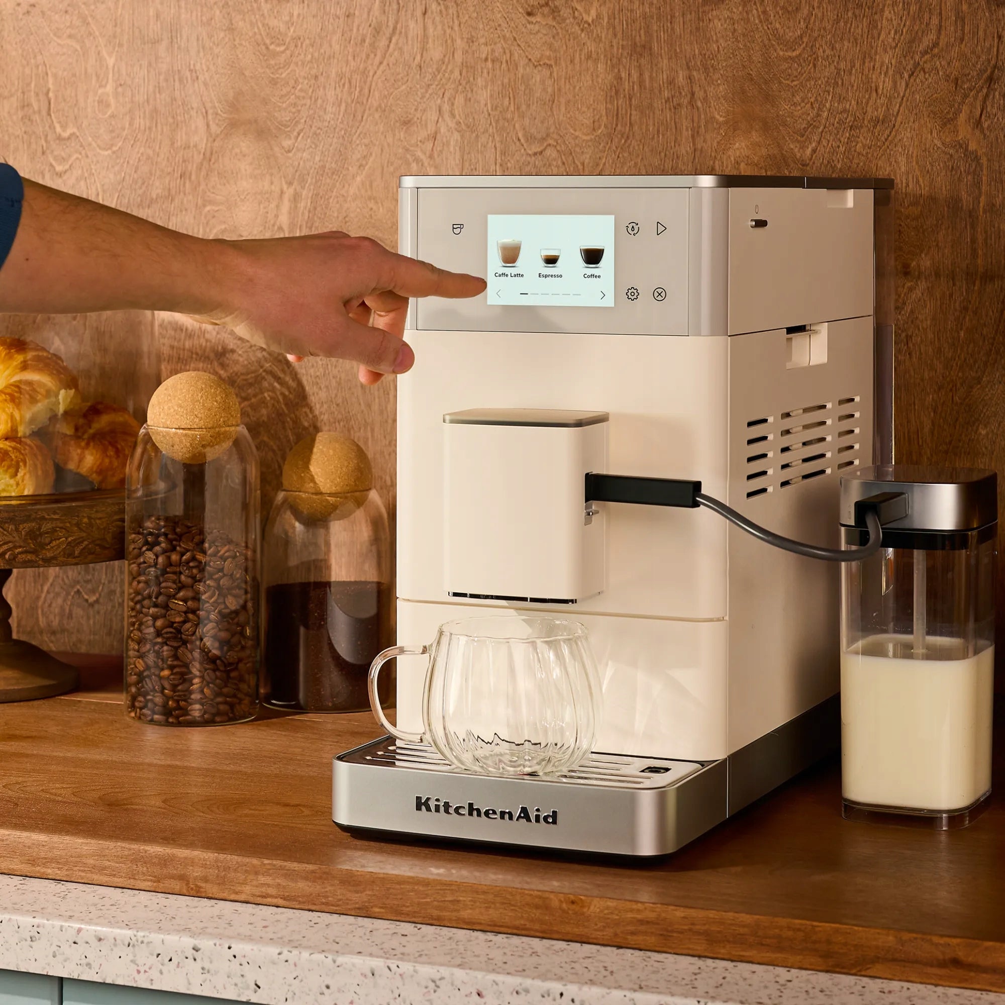 Automatic coffee machine KitchenAid KF4 5KES8454EPL porcelain Manufacturer code 5KES8454EPL