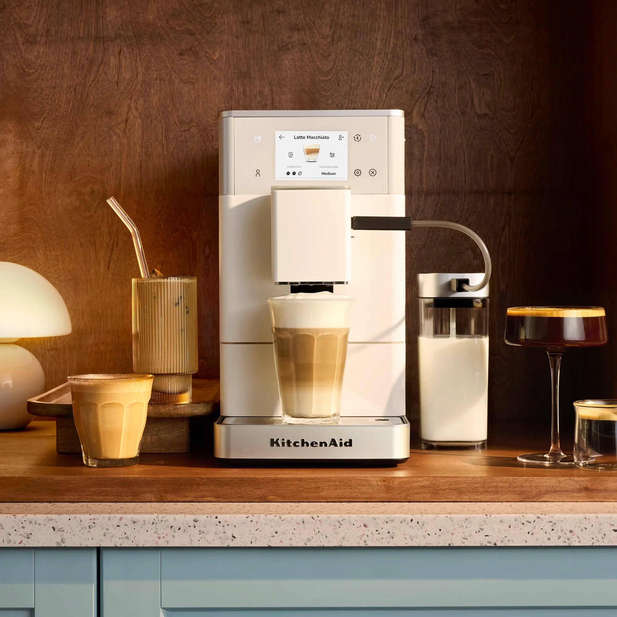 Automatic coffee machine KitchenAid KF4 5KES8454EPL porcelain Packaging status original
