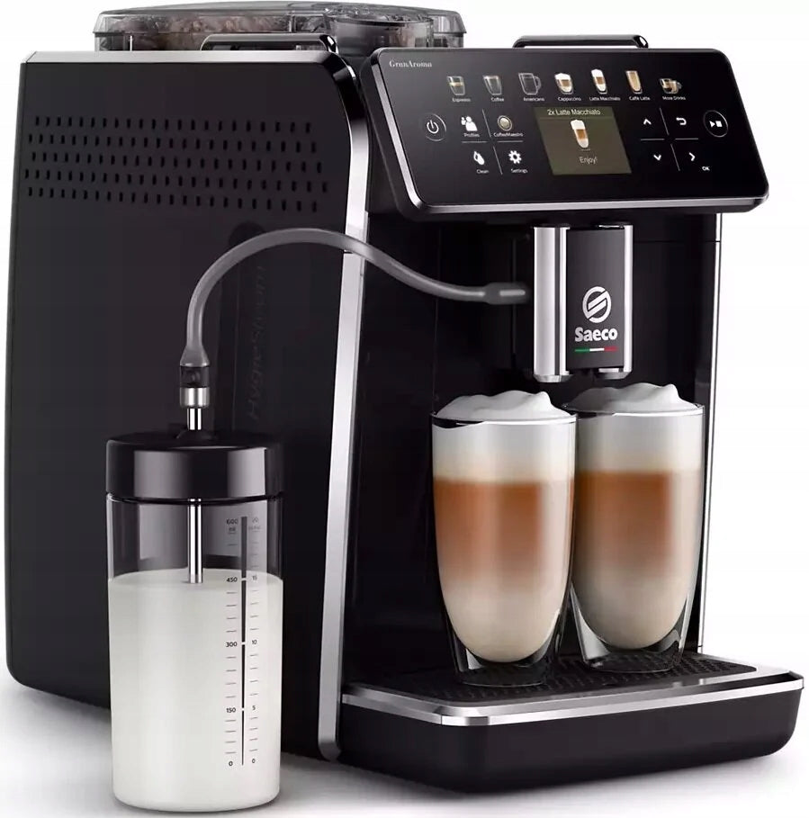 Automatic coffee machine SAECO GranAroma SM6580/00 Black Dominant color black