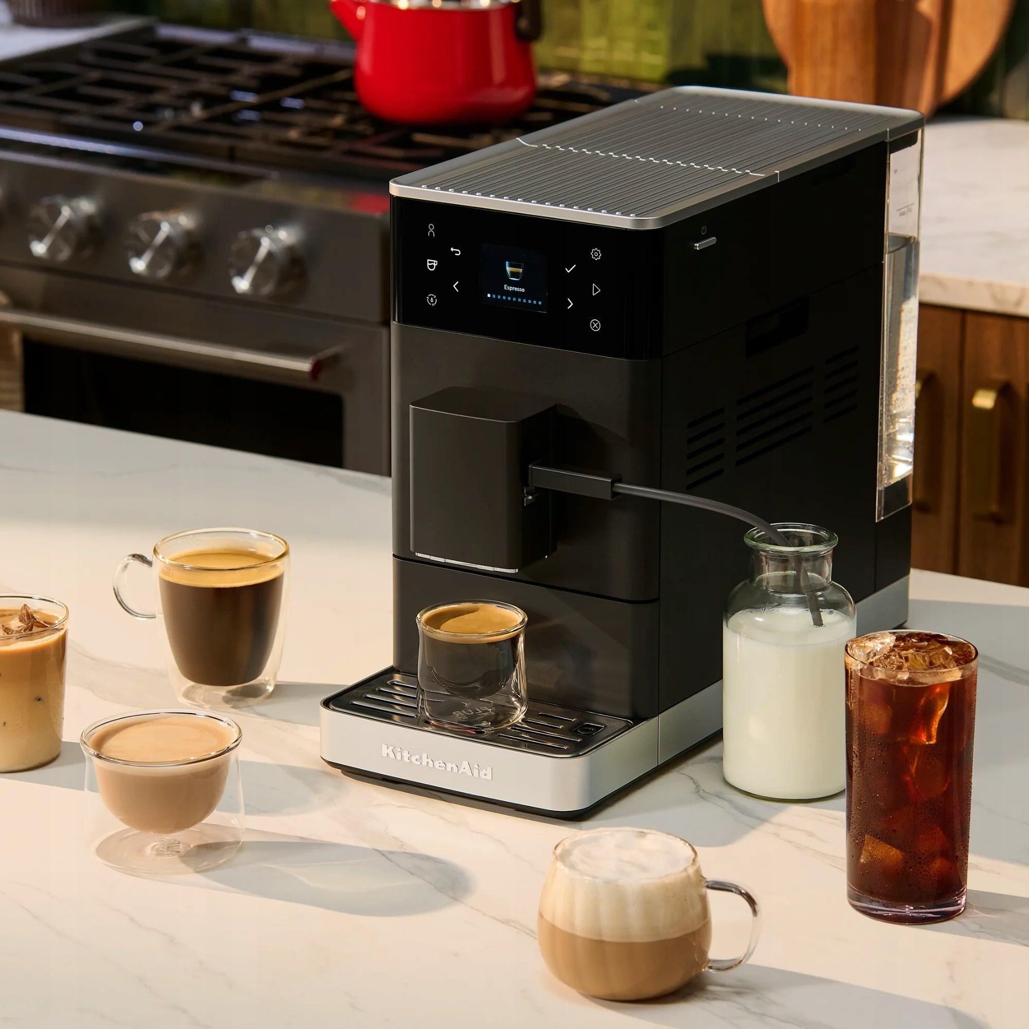 Automatic coffee maker KitchenAid KF3 5KES8453EBM matt black Manufacturer code 5KES8453EBM
