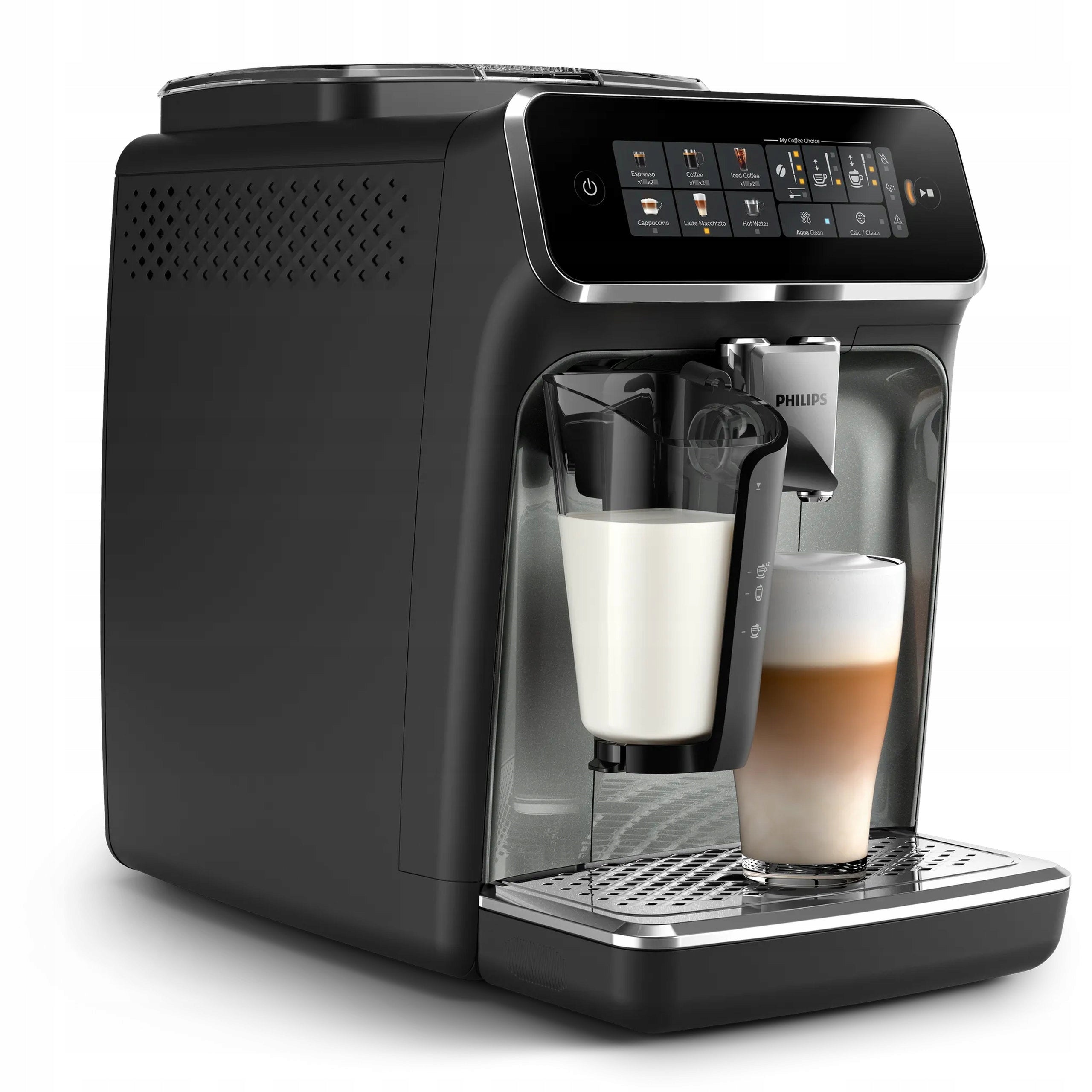 Automatic coffee maker Philips LatteGo 3300 black anthracite EP3349/70