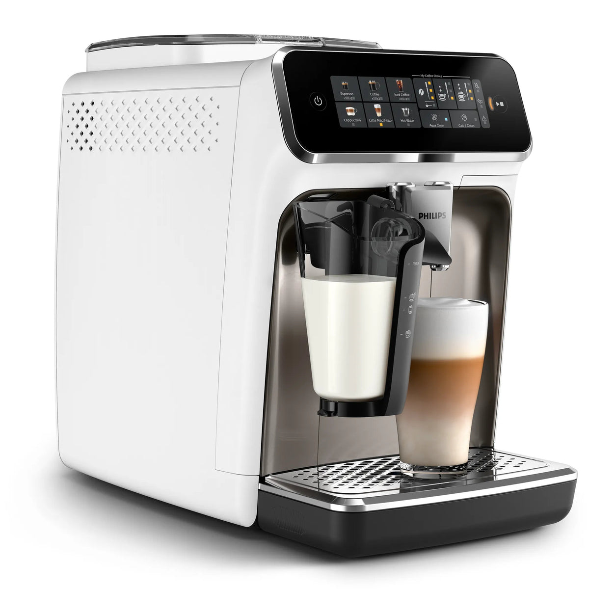 Automatic coffee maker Philips LatteGo 3300 white chrome EP3343/90 Brand Philips
