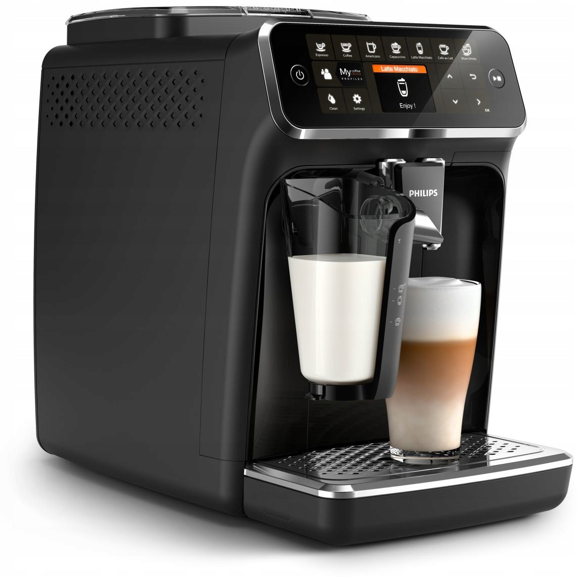 Automatic coffee maker Philips LatteGo 4300 black EP4341/51 Packaging status original