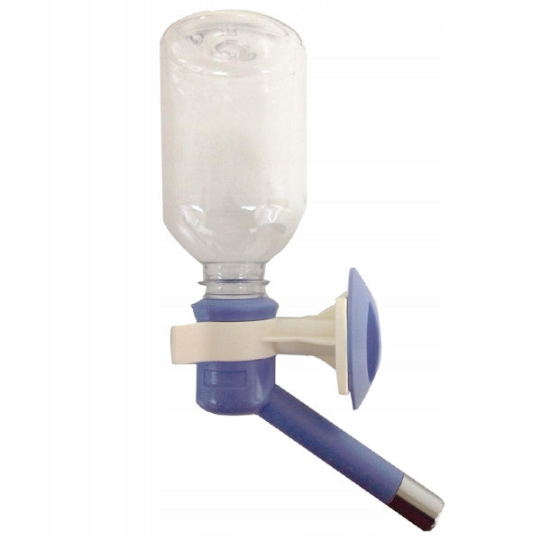 Automatic drinker with bottle for small dogs and cats - green Capacity 0.33 l