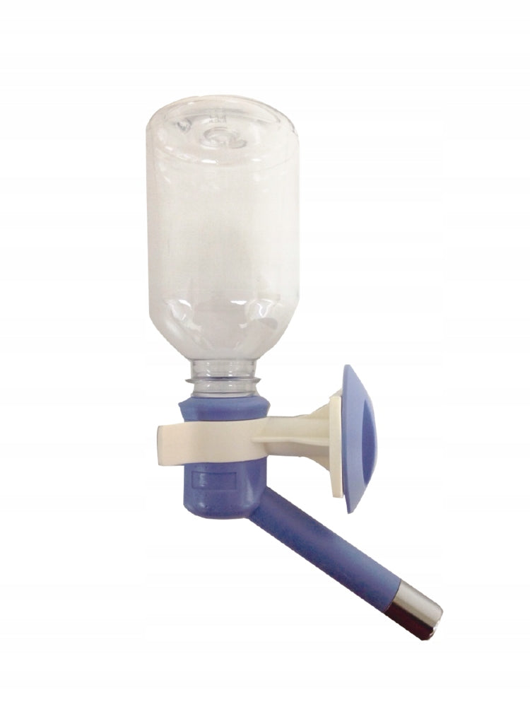 Automatic drinker with bottle for small dogs and cats - green Color green